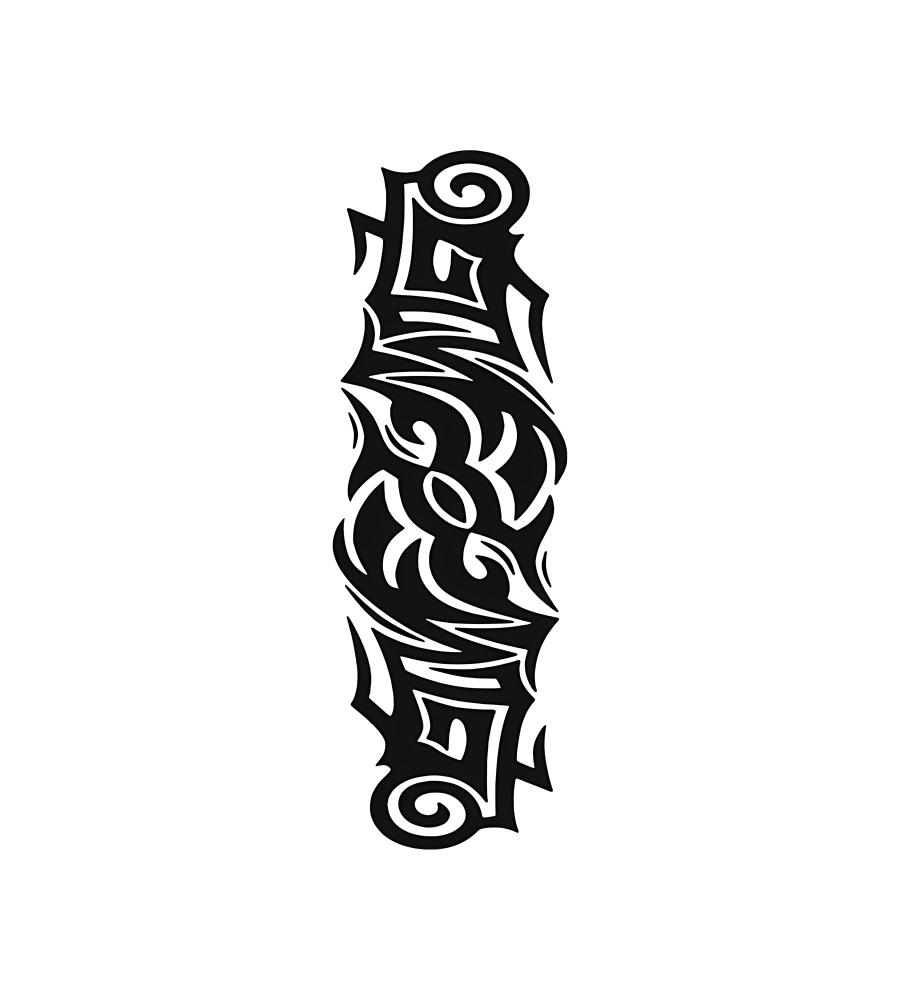 Solid State isolated tattoo design