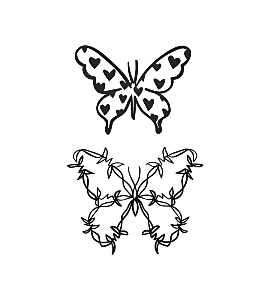 Heart Butterflies
