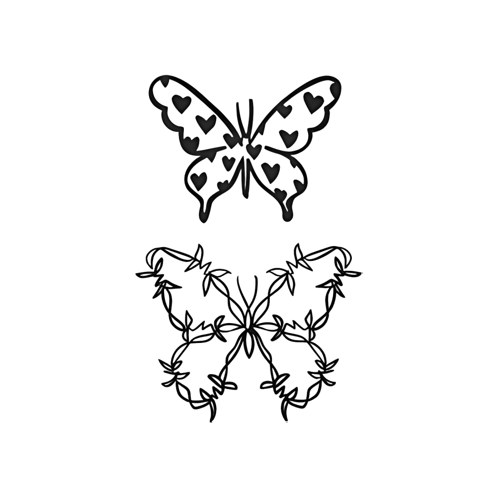 Heart Butterflies