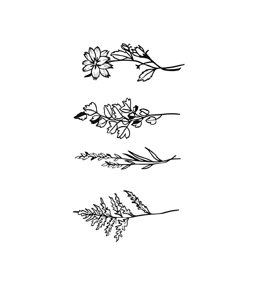 Stem Studies isolated tattoo design