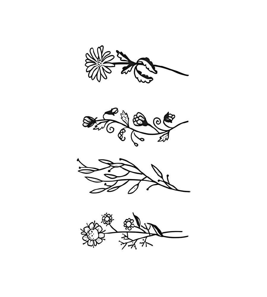Daisy Bench isolated tattoo design