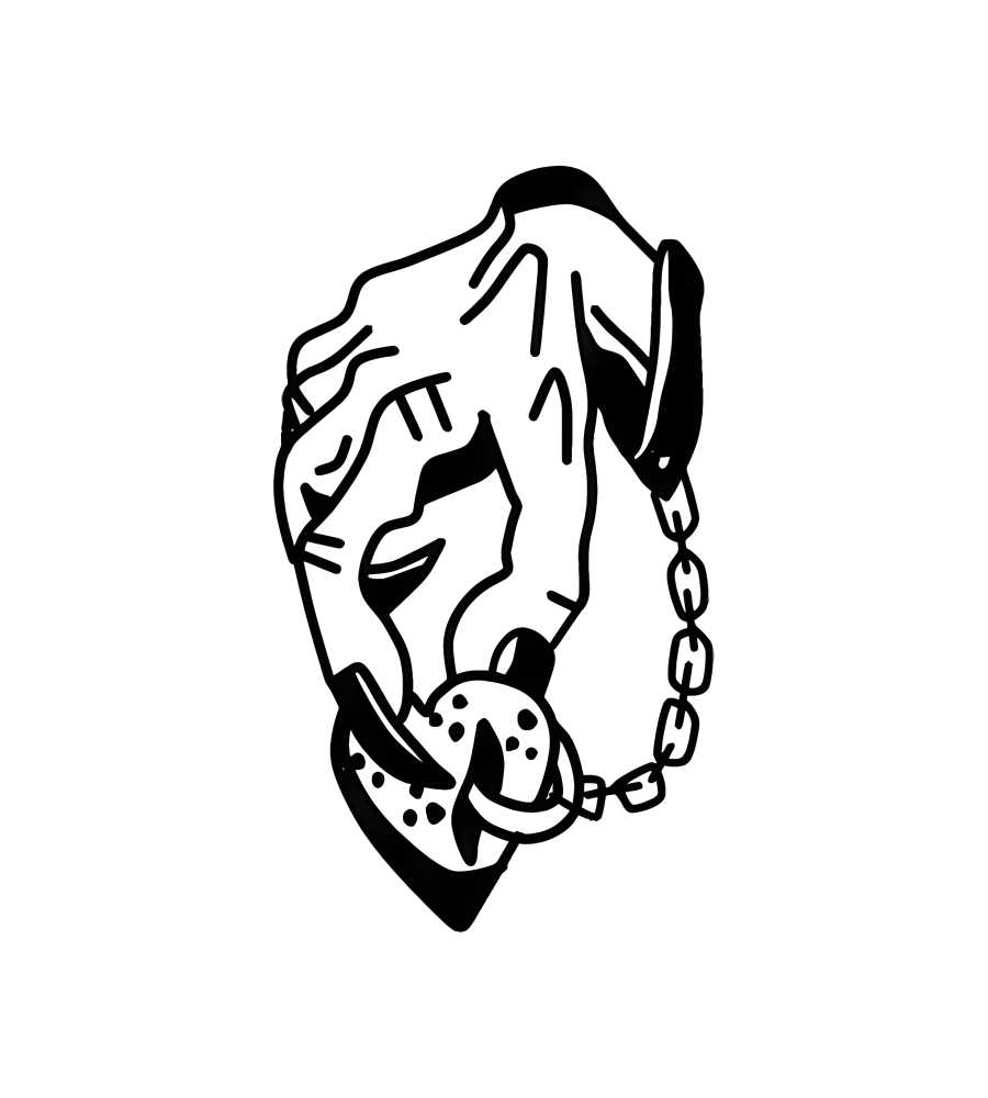 Chained Fist isolated tattoo design