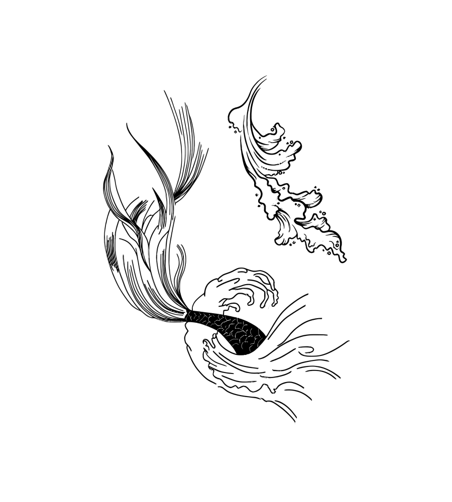 Smoke Signals isolated tattoo design