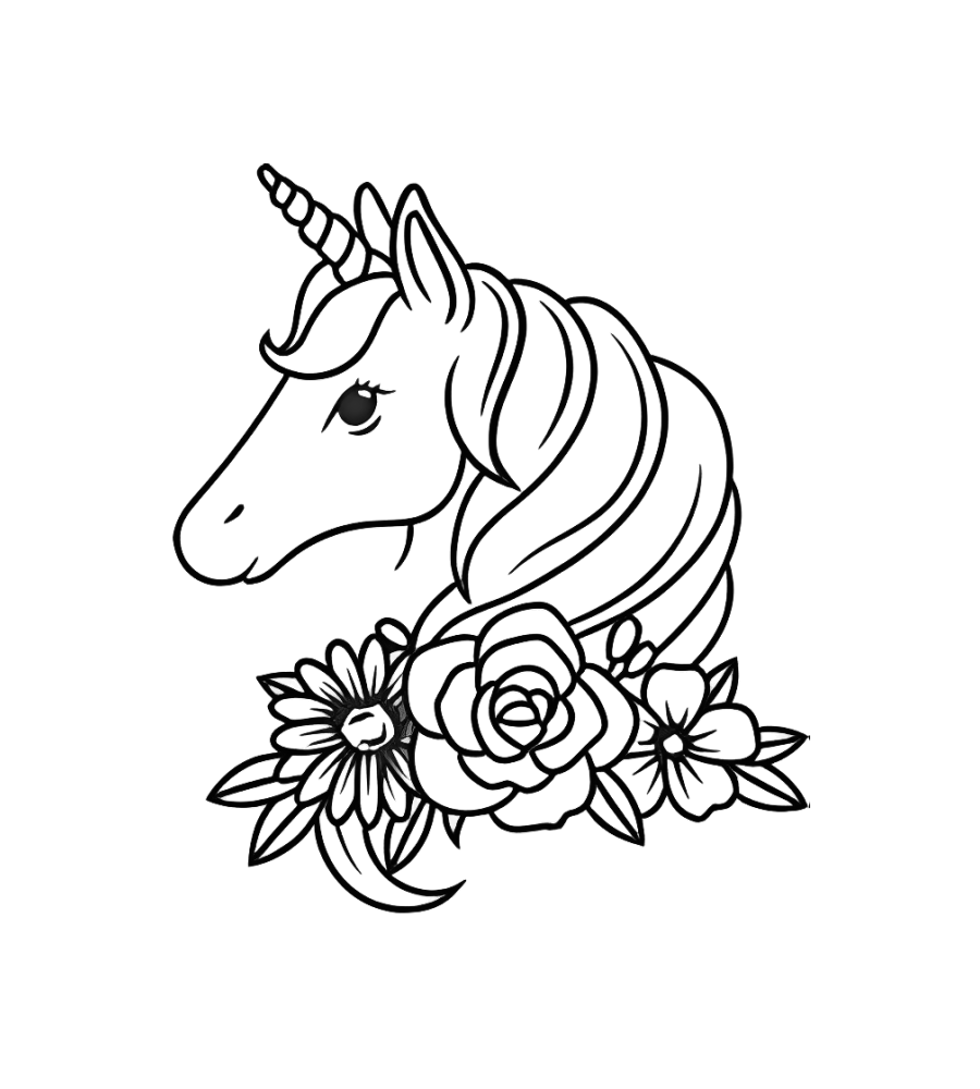 Floral Unicorn