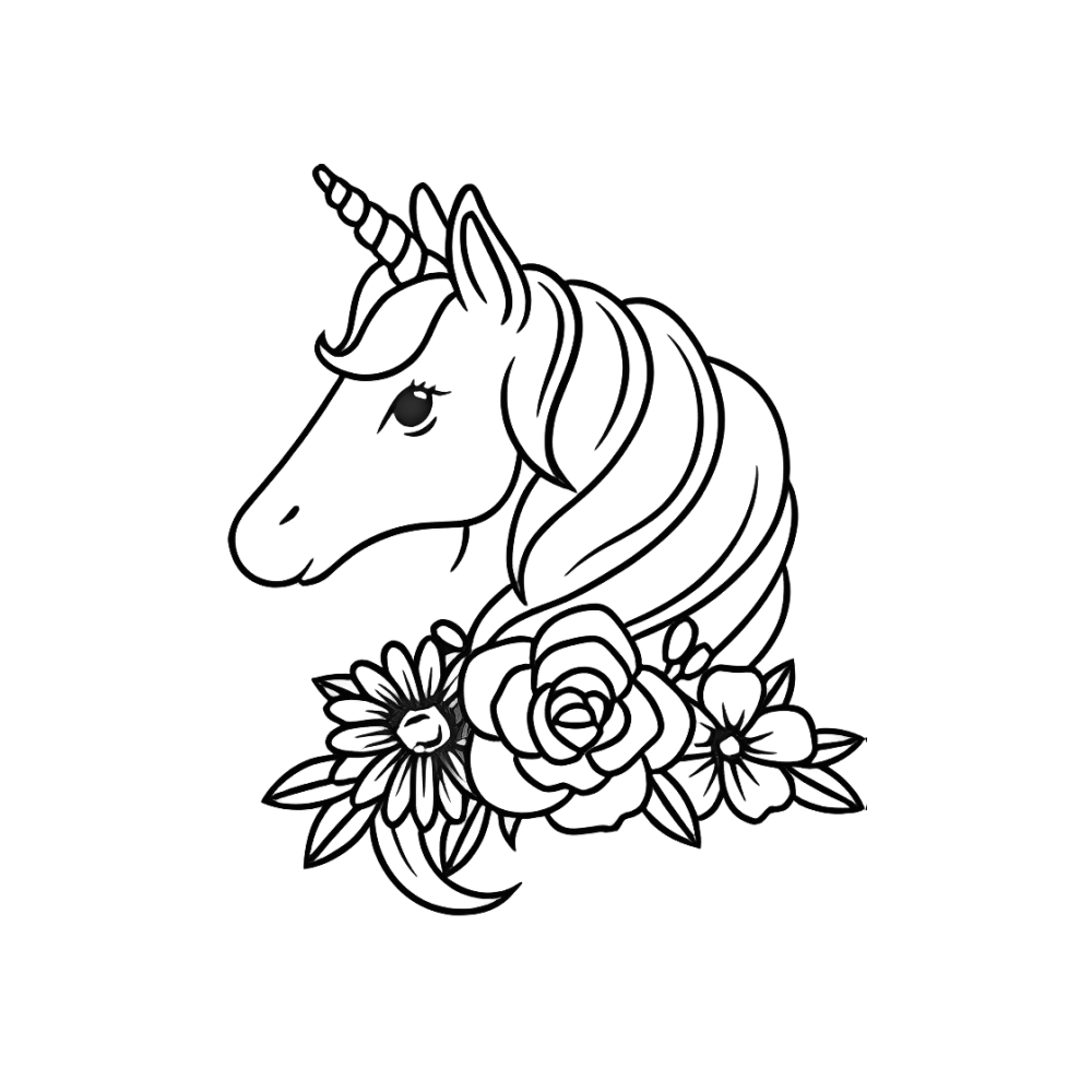 Floral Unicorn