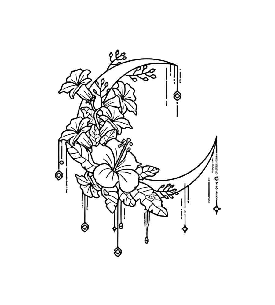 Floral Moon