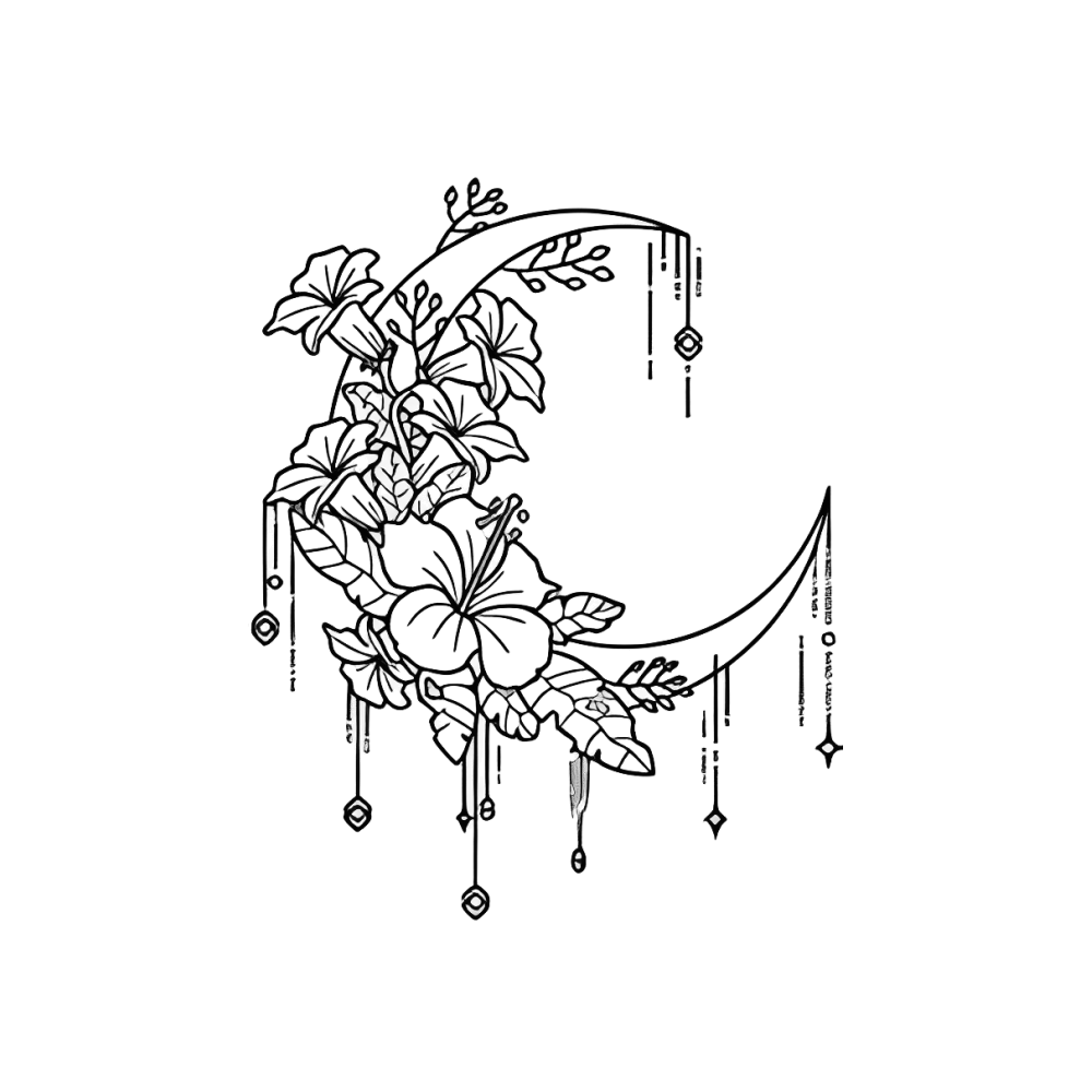Floral Moon